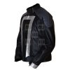 Ghost Rider Agents Of Shield Black & Grey Faux Leather Jacket - Image 3