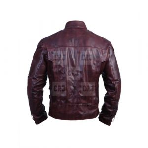 Star Lord Avengers Infinity War Faux Leather Jacket - Image 4