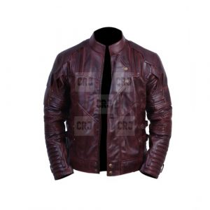 Star Lord Avengers Infinity War Faux Leather Jacket - Image 5