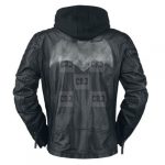 Batman Biker Jacket with Removable Hoodie