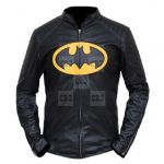 Batman Black Biker Faux Leather Jacket