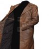 Dawn Of Justice Batman Vs Superman Leather Trench Coat - Image 4