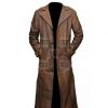 Dawn Of Justice Batman Vs Superman Leather Trench Coat - Image 6