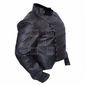 Bucky Barnes Black Faux Leather Jacket - Image 3