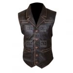 Cullen Bohannan Distressed Leather vest