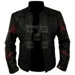 Captain America Black Leather Genuine Jacket