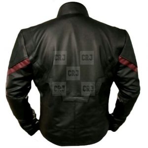 Captain America Black Leather Genuine Jacket - Image 3