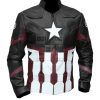 Captain America Black Leather Jacket