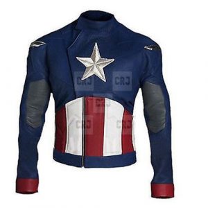 Captain America Civil War Genuine Slim Fit Leather Jacket - Image 3