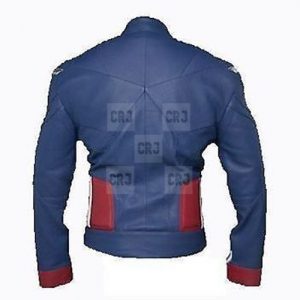 Captain America Civil War Genuine Slim Fit Leather Jacket - Image 2