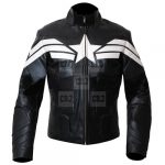 Captain America Black Leather Jacket