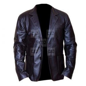 Jason Statham Handmade Leather Jacket Fast And Furious 7 - Image 4