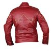 The Flash Red Faux Leather Jacket - Image 4