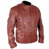 Guardians Of The Galaxy Brown Genuine Leather Jacket - Image 2