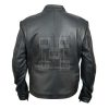 Iron Man Tony Stark Black Biker Faux Leather Jacket - Image 4