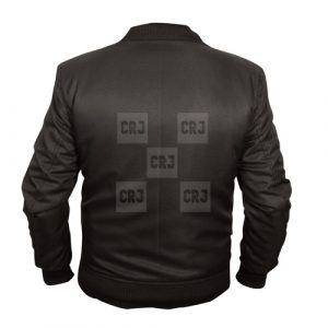 James Bond Specter Black Leather Jacket - Image 2