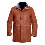 Tan Brown Longmire Genuine Leather Coat