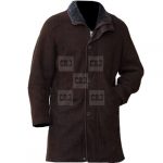 Brown Longmire Real Leather Coat