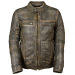 Vintage Distressed Brown Biker's Leather Jacket