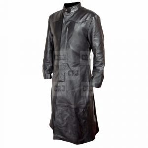 Matrix Long Coat Genuine Leather - Image 3