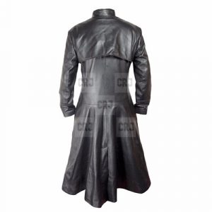 Matrix Long Coat Genuine Leather - Image 4