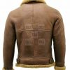 jakewood cognac B3 Bomber leather jacket