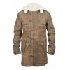 Bane Coat Distressed Brown Genuine Cowhide Leather Jacket