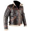 Resident Evil 4 Brown Faux Leather Jacket - Image 3