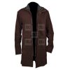 Brown Longmire Real Leather Coat