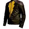 Shazam Costume Black Faux Leather Jacket - Image 2