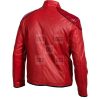 Shazam Costume Red Faux Leather Jacket - Image 2