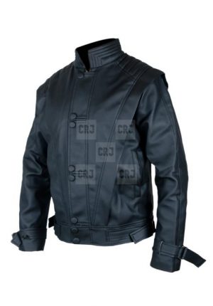 Michael Jackson Black Thriller Faux Leather Jacket - Image 2