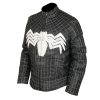 Venom Spiderman Black Faux Leather Jacket - Image 2