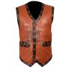 Faux Leather Warrior Vest - Image 2