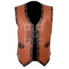 Faux Leather Warrior Vest - Image 5
