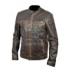 Mark Walhberg Chris Farraday Contraband Genuine Leather Jacket - Image 2