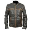 Mark Walhberg Chris Farraday Contraband Genuine Leather Jacket - Image 5
