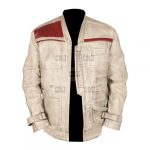 Star Wars White Genuine Waxed Leather Jacket