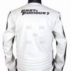 Fast and Furious 7 Vin Diesel White Leather Jacket - Image 3