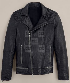 13 Reasons Why Tony Padilla Quilted Men's Real Leather Jacket - Image 2