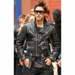 30 Seconds To Mars Jared Leto Black Leather Jacket