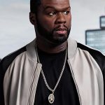 50 Cent The Power Season White And Black Leather Jacket