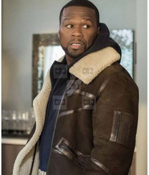 50 Cent Leather Jacket | Jackson Kanan Brown Leather Jacket - Image 2