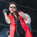 Adam Lambert Famous Concert 2020 Red Leather Coat