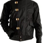 Akira Kaneda Anime Vintage Black Leather Jacket With Capsule