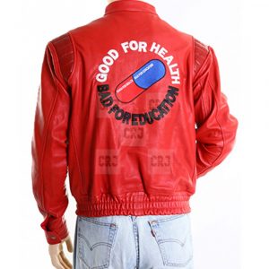 Akira Kaneda Men's/Women's Red Leather Jacket With Capsule - Image 3