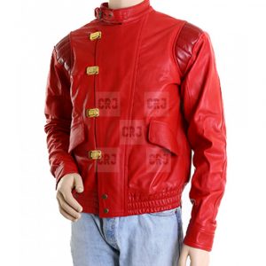 Akira Kaneda Men's/Women's Red Leather Jacket With Capsule - Image 4