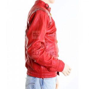 Akira Kaneda Men's/Women's Red Leather Jacket With Capsule - Image 2