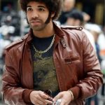 Drake Anchorman 2 The Legend Continues Aubrey Graham Real Leather Jacket