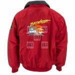 Baywatch David Hasselhoff Red Bomber Jacket